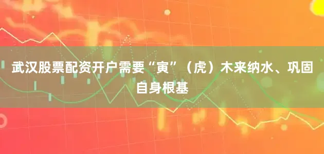 武汉股票配资开户需要“寅”（虎）木来纳水、巩固自身根基